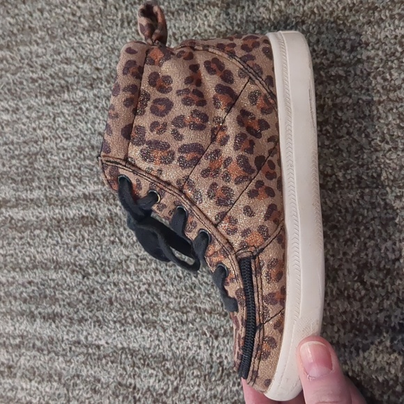 Billy's sparkly "Leopard Shimmer" Print high tops - Picture 7 of 9